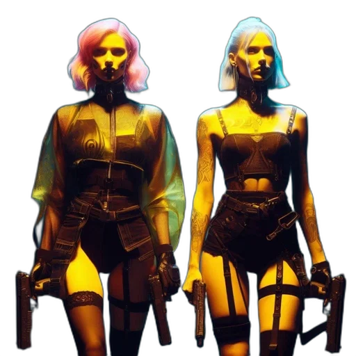 jacket, concept art, cyberpunk, 3d render transparent PNG cut-out