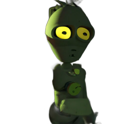robot, staff, creature, mask transparent PNG cut-out