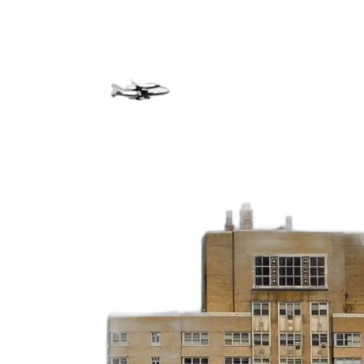 building, concept art, pixel art, 3d render transparent PNG cut-out