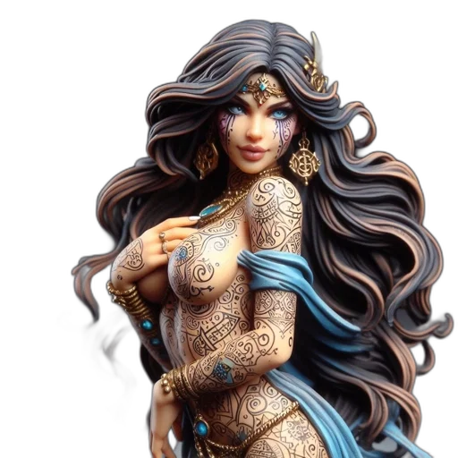 jewelry, fantasy art, concept art, comic book art transparent PNG cut-out