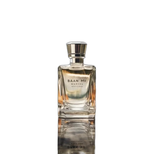 bottle, luxurious, perfume, label transparent PNG cut-out
