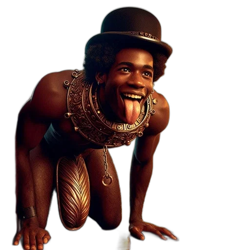 creature, face, animal, hat transparent PNG cut-out