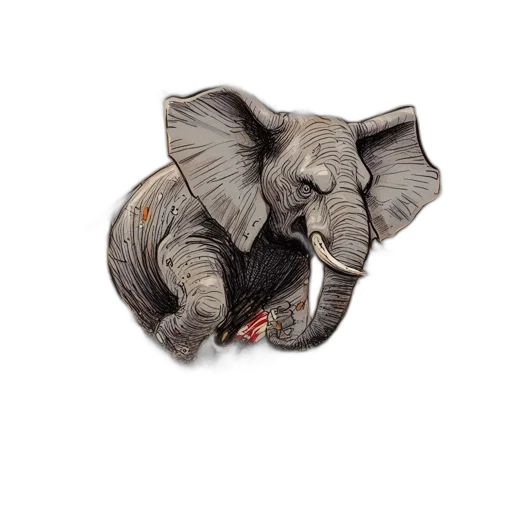 animal, jewelry, creature, photorealistic transparent PNG cut-out