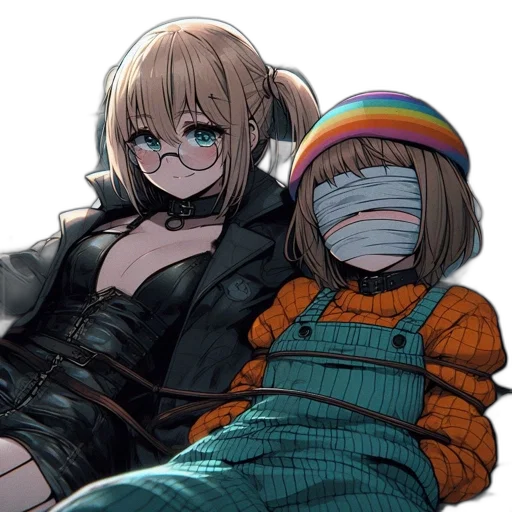 jacket, mask, hat, weapon transparent PNG cut-out