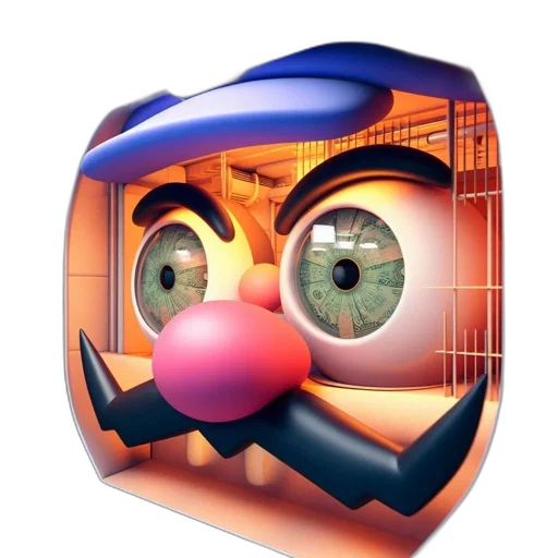 robot, mask, face, creature transparent PNG cut-out