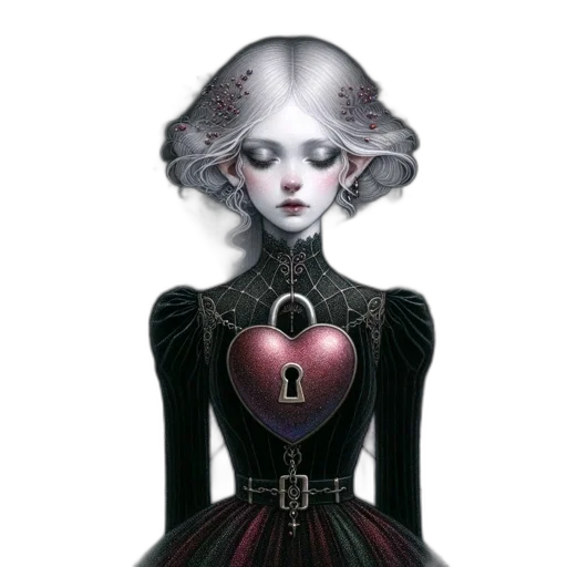 dress, jewelry, crown, robot transparent PNG cut-out