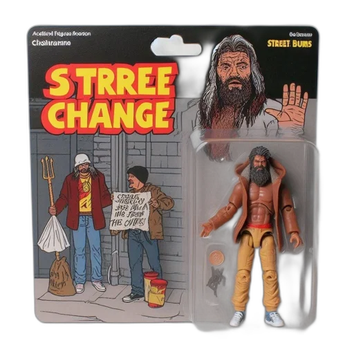 concept art, 3d render, city street, action transparent PNG cut-out