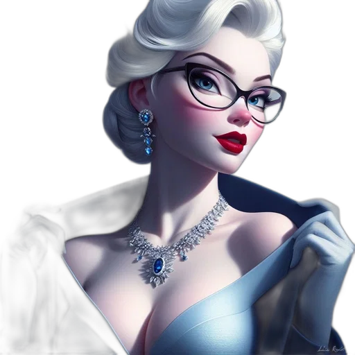 jewelry, dress, crown, fantasy art transparent PNG cut-out