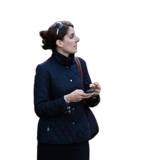 staff, jacket, jewelry, face transparent PNG cut-out