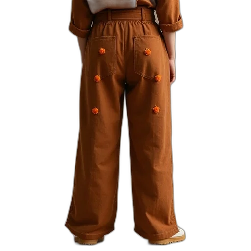 jacket, earth tones, brown, trousers transparent PNG cut-out