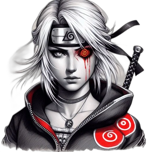 weapon, staff, face, fantasy art transparent PNG cut-out