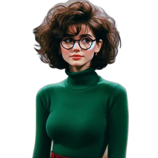 dress, jacket, cartoon, comic book art transparent PNG cut-out
