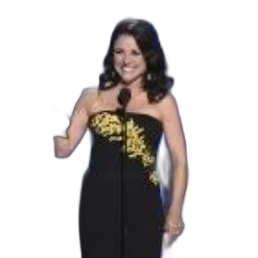 dress, woman, elegant, black transparent PNG cut-out