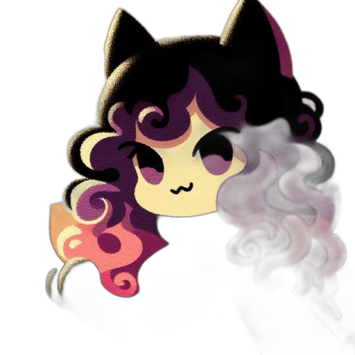 staff, creature, mask, hair transparent PNG cut-out