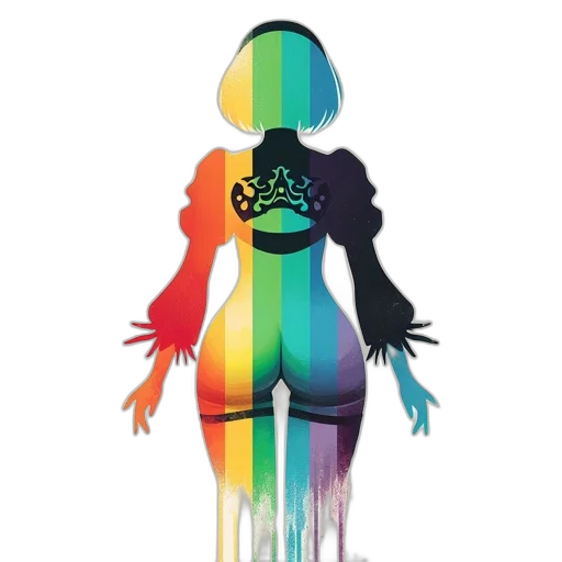 dress, crown, creature, concept art transparent PNG cut-out