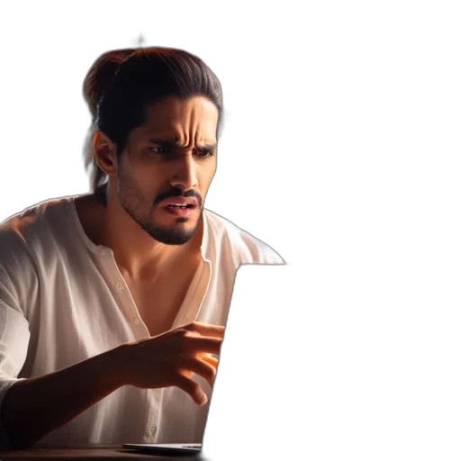 hair, face, food, concept art transparent PNG cut-out
