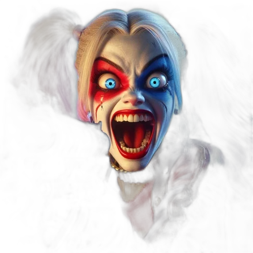 face, mask, creature, concept art transparent PNG cut-out
