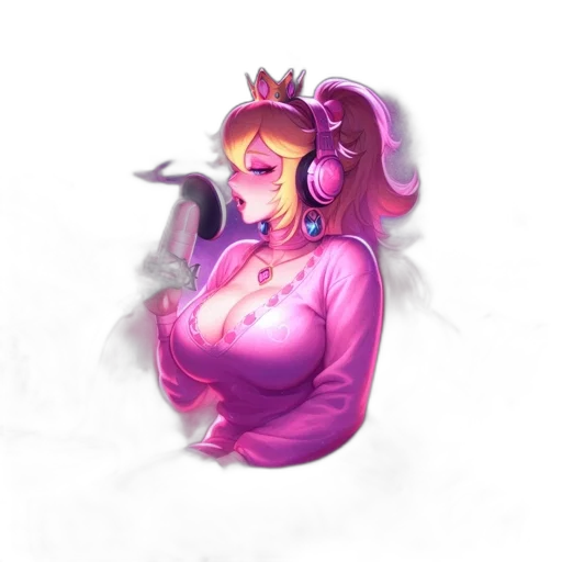crown, staff, dress, creature transparent PNG cut-out