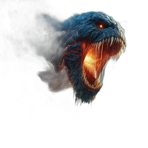 dragon, creature, mask, animal transparent PNG cut-out