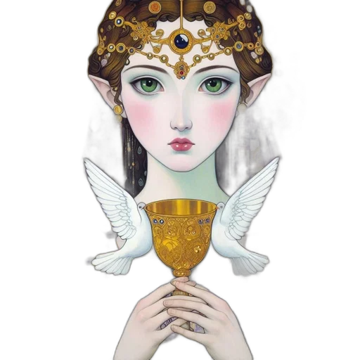 crown, jewelry, mask, fantasy art transparent PNG cut-out