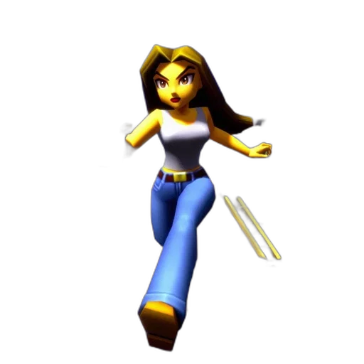 staff, weapon, sword, 3d render transparent PNG cut-out