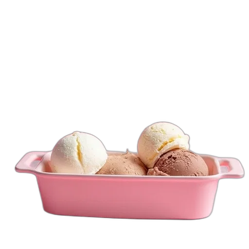 food, 3d render, pastel, monochrome transparent PNG cut-out