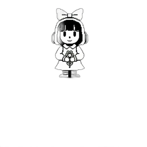 robot, dress, staff, creature transparent PNG cut-out