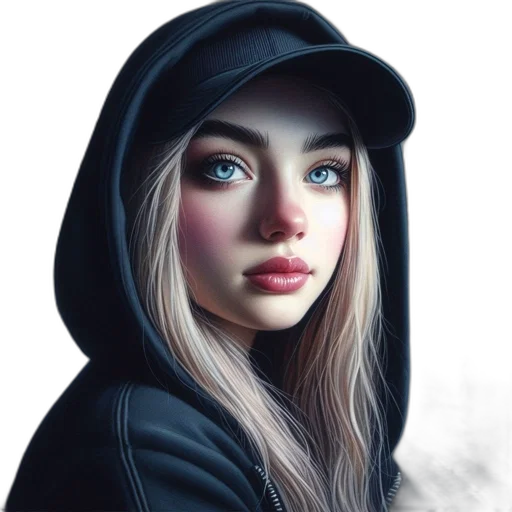 face, jacket, hat, mask transparent PNG cut-out
