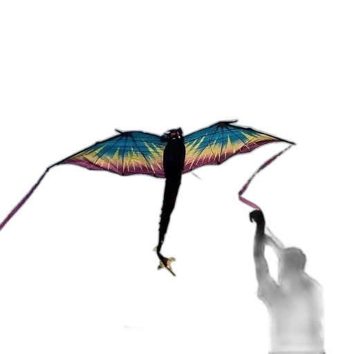 dragon, umbrella, creature, animal transparent PNG cut-out