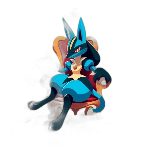 creature, dragon, staff, mask transparent PNG cut-out