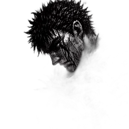 mask, hair, animal, creature transparent PNG cut-out