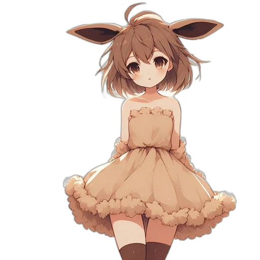 dress, creature, animal, hat transparent PNG cut-out