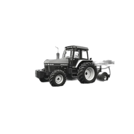 car, robot, black, white transparent PNG cut-out