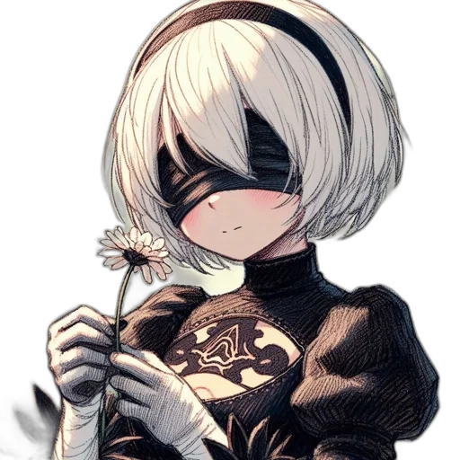 flower, mask, weapon, staff transparent PNG cut-out