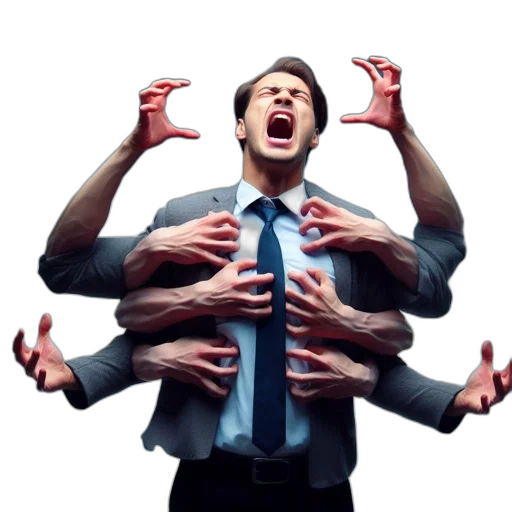 staff, concept art, 3d render, man transparent PNG cut-out