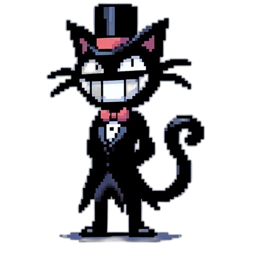 hat, staff, pixel art, cartoon transparent PNG cut-out