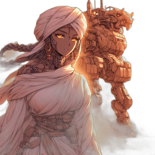 concept art, fantasy art, comic book art, watercolor transparent PNG cut-out