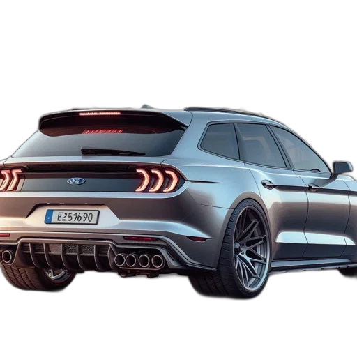 car, photorealistic, concept art, 3d render transparent PNG cut-out