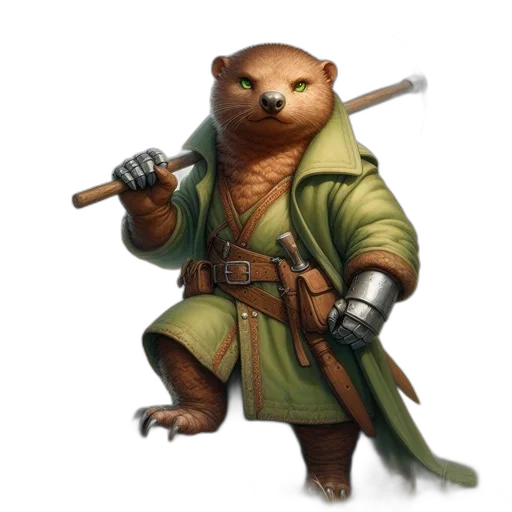 staff, animal, concept art, fantasy art transparent PNG cut-out