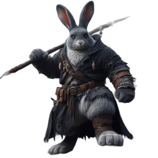 animal, staff, weapon, creature transparent PNG cut-out
