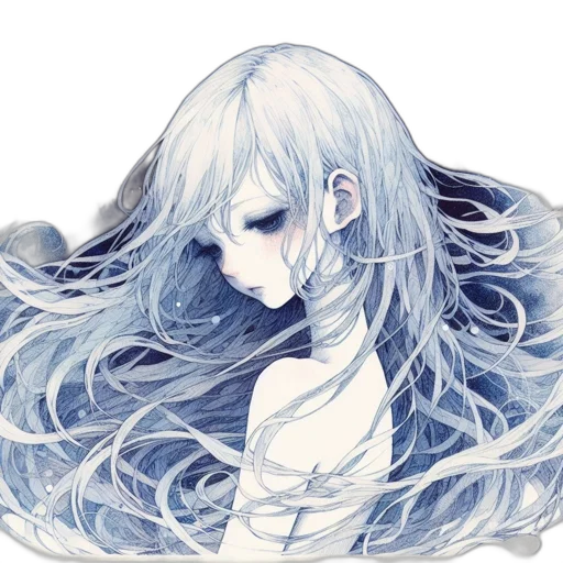 hair, mask, face, dress transparent PNG cut-out