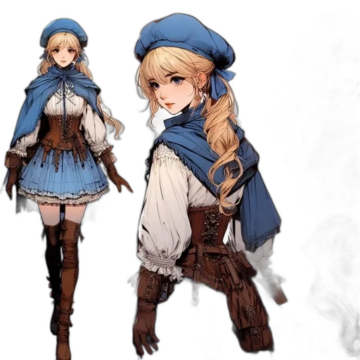 staff, concept art, fantasy art, anime transparent PNG cut-out