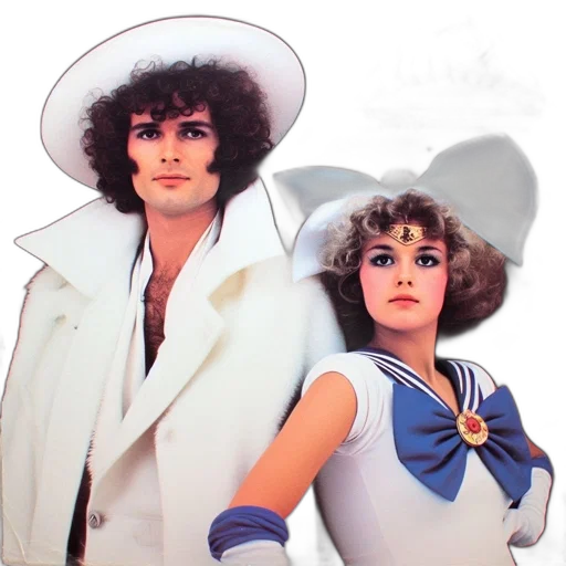 album, cover, moon, couple transparent PNG cut-out