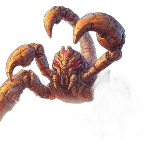 creature, mask, weapon, dragon transparent PNG cut-out