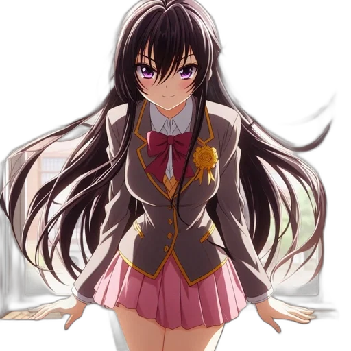 staff, dress, hair, anime transparent PNG cut-out