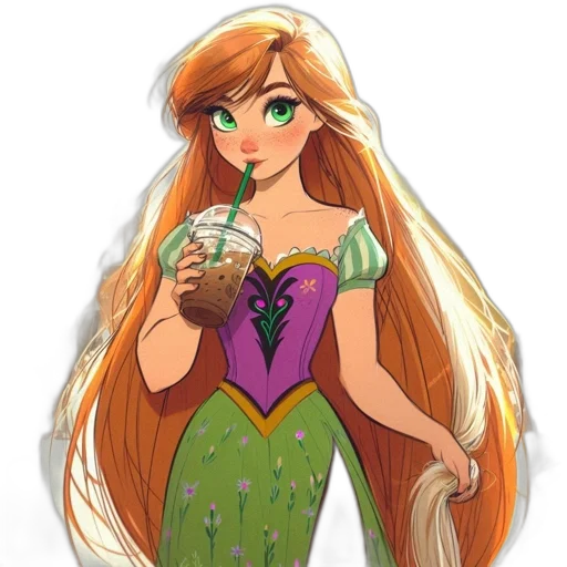 dress, hair, concept art, fantasy art transparent PNG cut-out