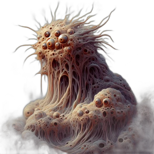 creature, hair, face, animal transparent PNG cut-out