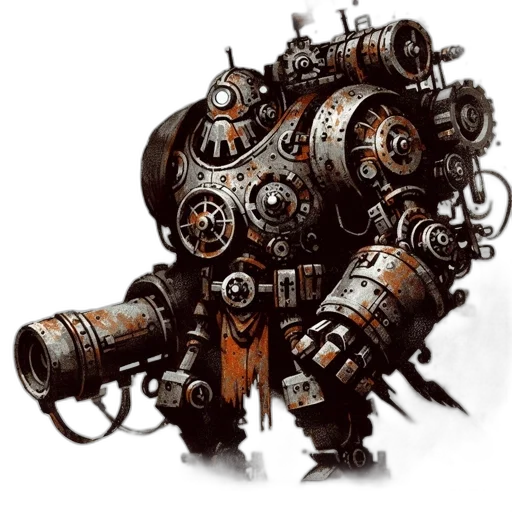 robot, weapon, concept art, fantasy art transparent PNG cut-out