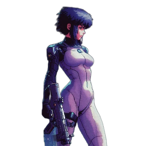 robot, weapon, dress, concept art transparent PNG cut-out