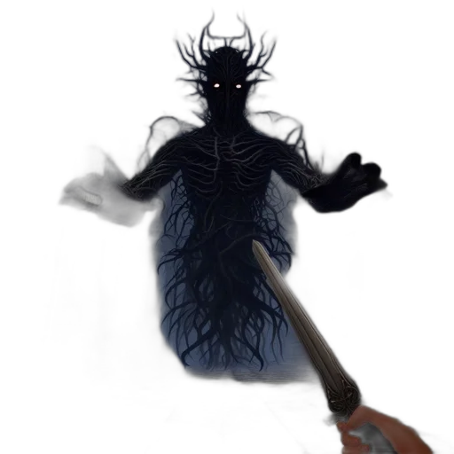 creature, staff, dragon, mask transparent PNG cut-out